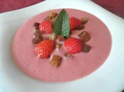 Erdbeer - Joghurt - Suppe mit Zimt - Croutons ... - Rezept