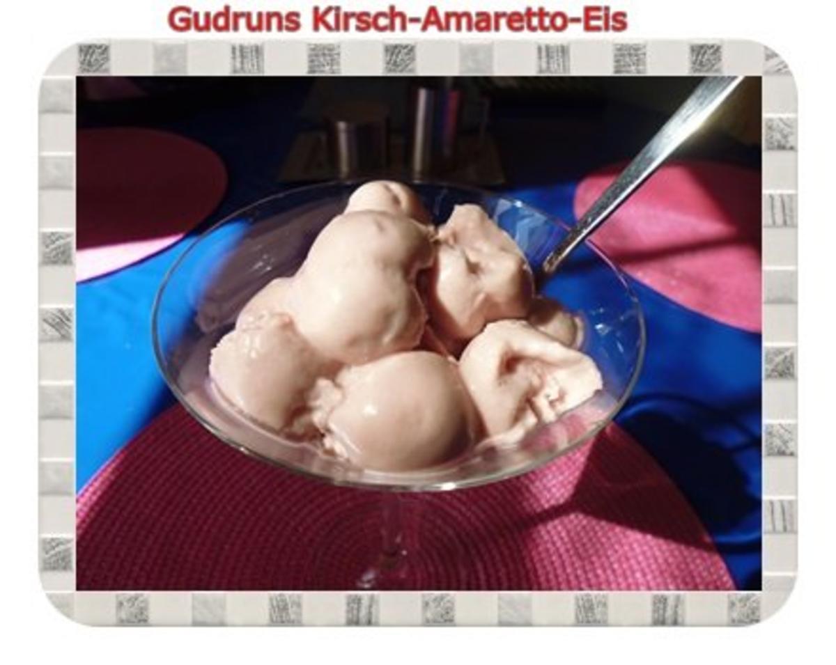 Eis: Kirsch-Amaretto-Eis - Rezept