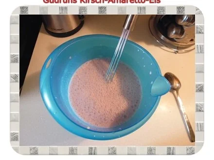 Rezept: Eis: Kirsch-Amaretto-Eis Bild Nr. 6 Eis: Kirsch-Amaretto-Eis - Rezept - Bild Nr. 6