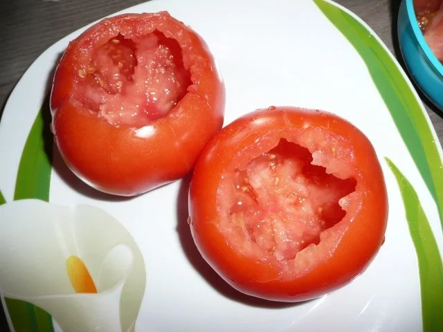 Rezept: Gefüllte Fleischtomaten mit einer " Teufelsfüllung " sagen die Freunde ! Bild Nr. 8 Gefüllte Fleischtomaten mit einer " Teufelsfüllung " sagen die Freunde ! - Rezept - Bild Nr. 8