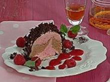 Schokoladen - Himbeer - Parfait - Rezept