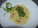 Rezept: Spaghetti mit Rucola-Tomaten-Pesto Spaghetti mit Rucola-Tomaten-Pesto - Rezept