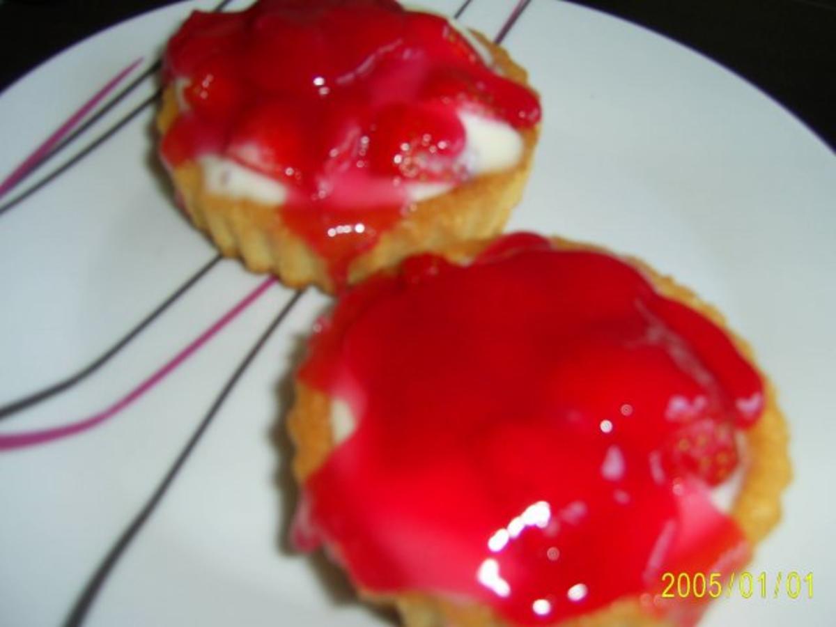 Kuchen: Erdbeer-Torteletts für das Kaffeekränzchen - Rezept - Bild Nr. 6
