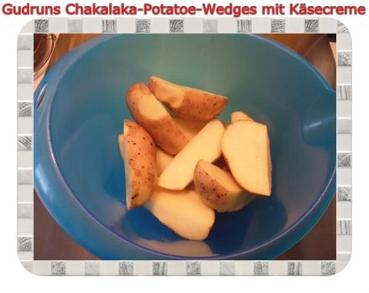 Kartoffeln: Chakalaka Potatoe-Wedges mit Käsedipp - Rezept - Bild Nr. 3
