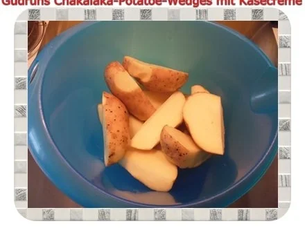 Rezept: Kartoffeln: Chakalaka Potatoe-Wedges mit Käsedipp Bild Nr. 3 Kartoffeln: Chakalaka Potatoe-Wedges mit Käsedipp - Rezept - Bild Nr. 3