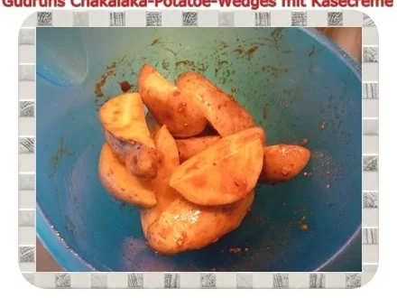 Rezept: Kartoffeln: Chakalaka Potatoe-Wedges mit Käsedipp Bild Nr. 6 Kartoffeln: Chakalaka Potatoe-Wedges mit Käsedipp - Rezept - Bild Nr. 6