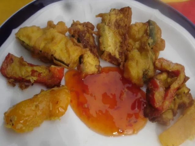 Zucchini und Paprika -vergoldet- - Rezept