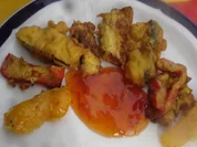 Zucchini und Paprika -vergoldet- - Rezept