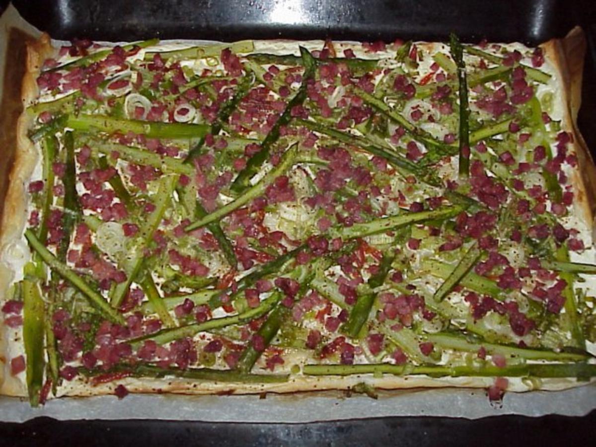 Grüne Spargel-Pizza - Rezept - Bild Nr. 2
