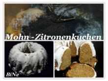 BiNe` S MOHN - ZITRONENKUCHEN - Rezept