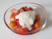 Salat: Obstsalat mit Joghurtdressing - Rezept