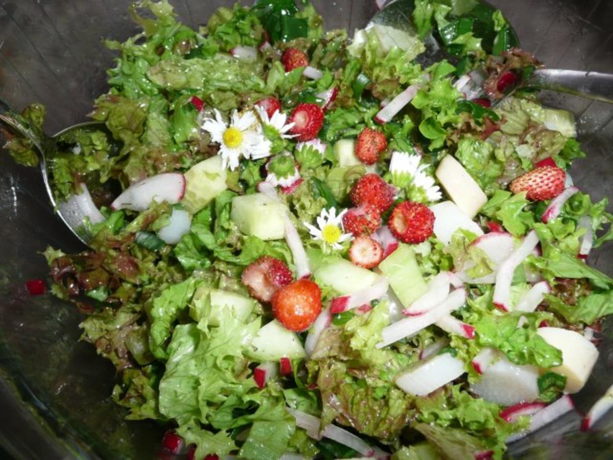 Hirtenspieße gebraten mit Buntem Salat mit Spargel & Butterreis ! - Rezept - Bild Nr. 8