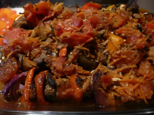 Rezept: Hirtenspieße gebraten mit Buntem Salat mit Spargel & Butterreis ! Bild Nr. 9 Hirtenspieße gebraten mit Buntem Salat mit Spargel & Butterreis ! - Rezept - Bild Nr. 9