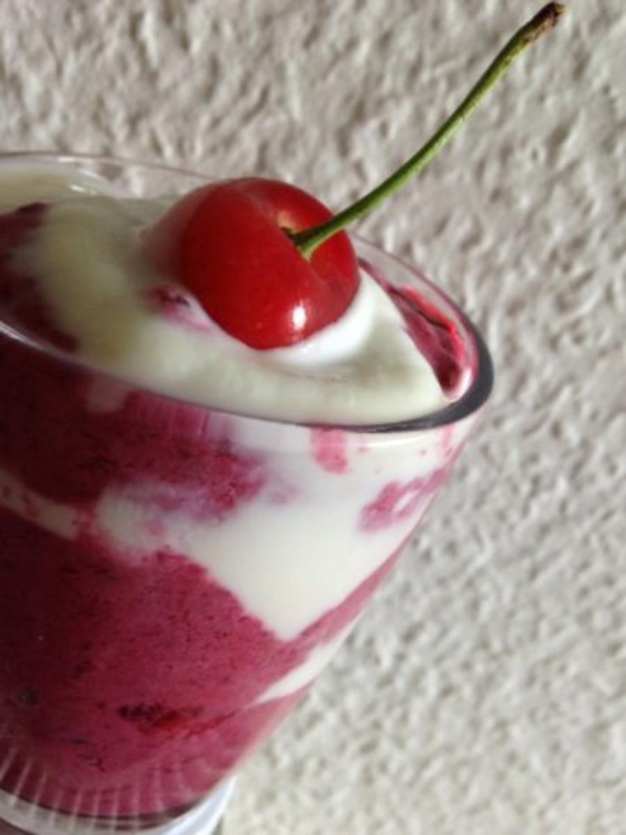 Bilder für Brombeer-Quark-Joguhrt Dessert - Rezept