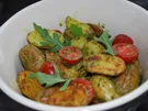 Ofenkartoffelsalat mit Rucolapesto - Rezept