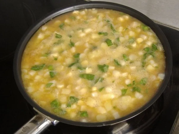 Tortilla mit Spargel,Kartoffeln und Basilikum - Rezept - Bild Nr. 5