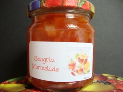 Sangria Marmelade - Rezept