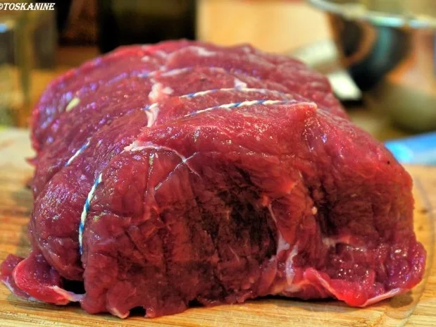 Würziges Roastbeef, Gewürzgurken-Dip, Kartoffelsalat, Honigmöhrchen - Rezept - Bild Nr. 5