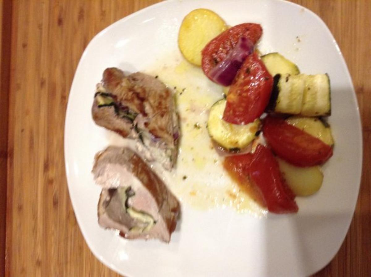 Bruncchinilet auf Ofengemüse - Rezept - Bild Nr. 2