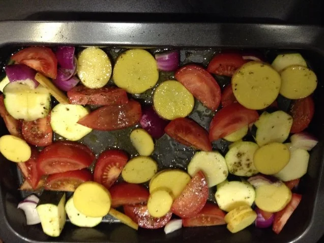 Rezept: Bruncchinilet auf Ofengemüse Bild Nr. 4 Bruncchinilet auf Ofengemüse - Rezept - Bild Nr. 4