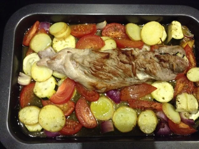 Rezept: Bruncchinilet auf Ofengemüse Bild Nr. 6 Bruncchinilet auf Ofengemüse - Rezept - Bild Nr. 6