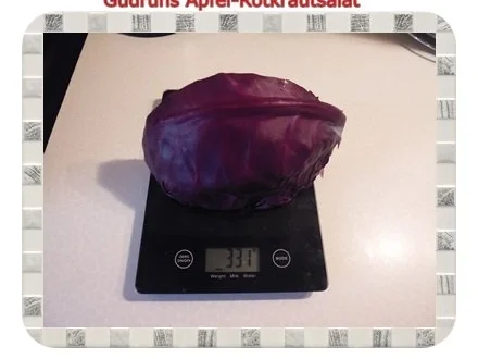 Salat: Apfel-Rotkrautsalat - Rezept - Bild Nr. 2