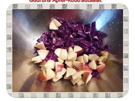 Salat: Apfel-Rotkrautsalat - Rezept - Bild Nr. 6