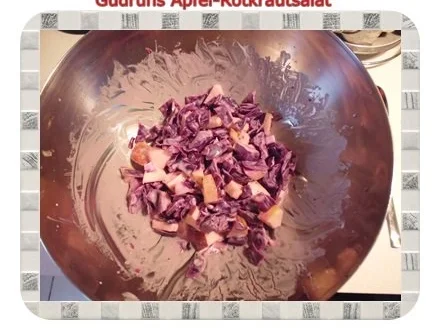 Salat: Apfel-Rotkrautsalat - Rezept - Bild Nr. 7