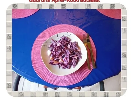 Salat: Apfel-Rotkrautsalat - Rezept - Bild Nr. 8
