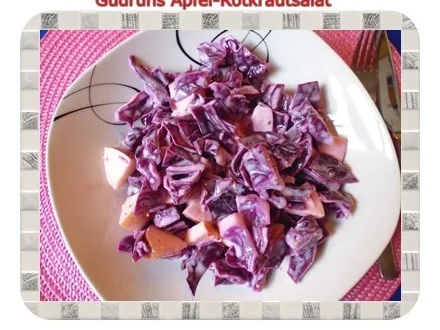 Salat: Apfel-Rotkrautsalat - Rezept - Bild Nr. 9