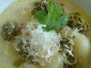 Kartoffelsüppchen mit Pesto - Rezept