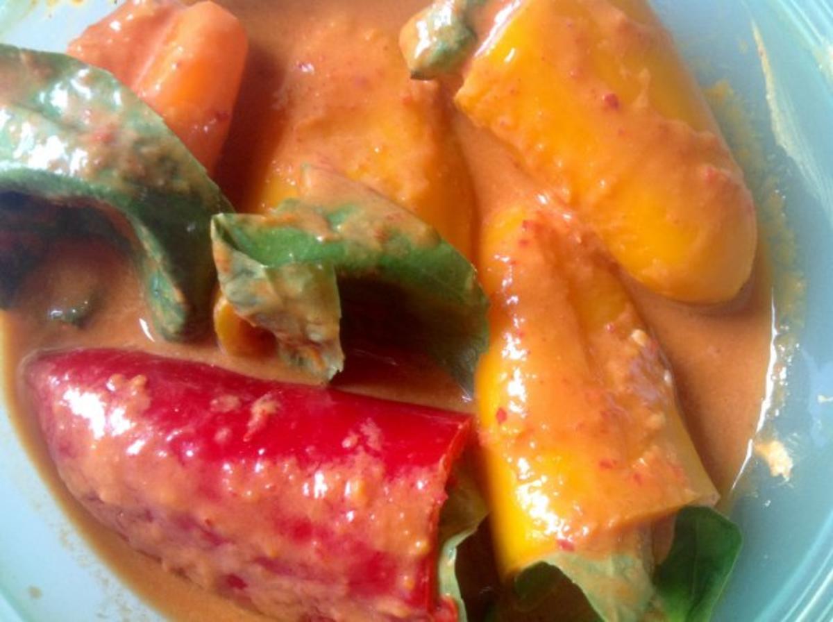 Gefüllte Paprika mit Frischkäse - Rezept - Bild Nr. 8