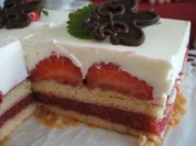 Rezept: Backen: Erdbeerschnitten fรผr Figurbewusste Backen: Erdbeerschnitten fรผr Figurbewusste - Rezept