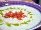 Kalte Gurken-Basilikum-Suppe - Rezept