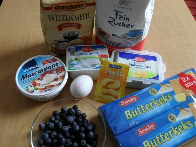 Heidelbeer-Mascarpone-Käsekuchen - Rezept - Bild Nr. 2