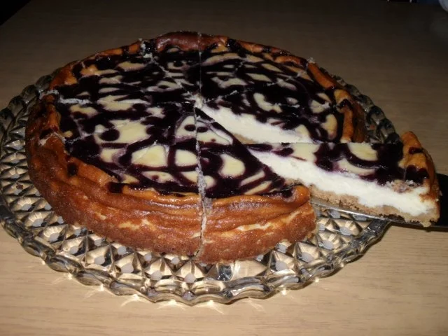 Heidelbeer-Mascarpone-Käsekuchen - Rezept