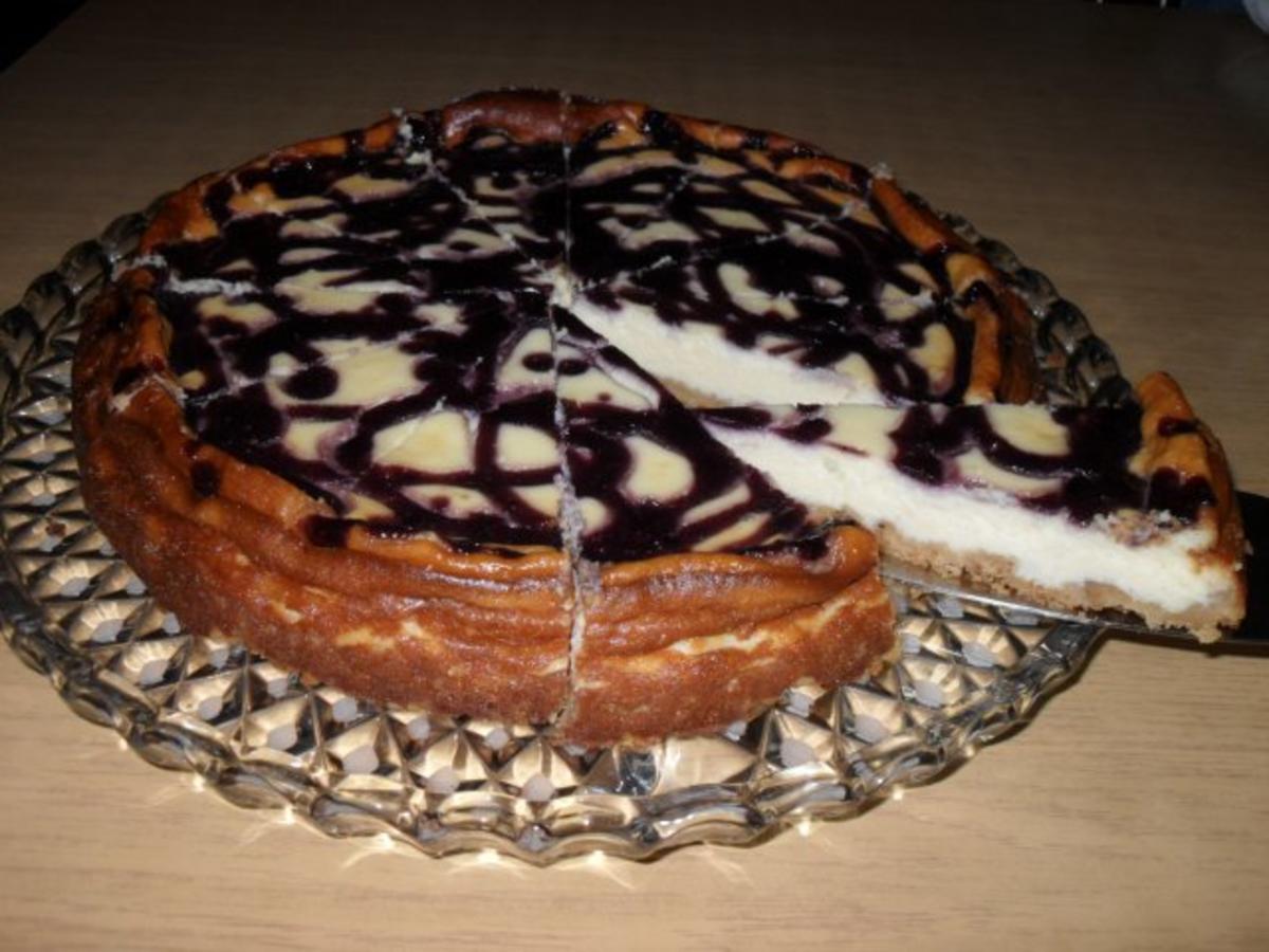 Bilder für Heidelbeer-Mascarpone-Käsekuchen - Rezept