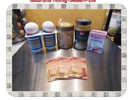 Eis: Honig-Sesam-Eis - Rezept - Bild Nr. 2