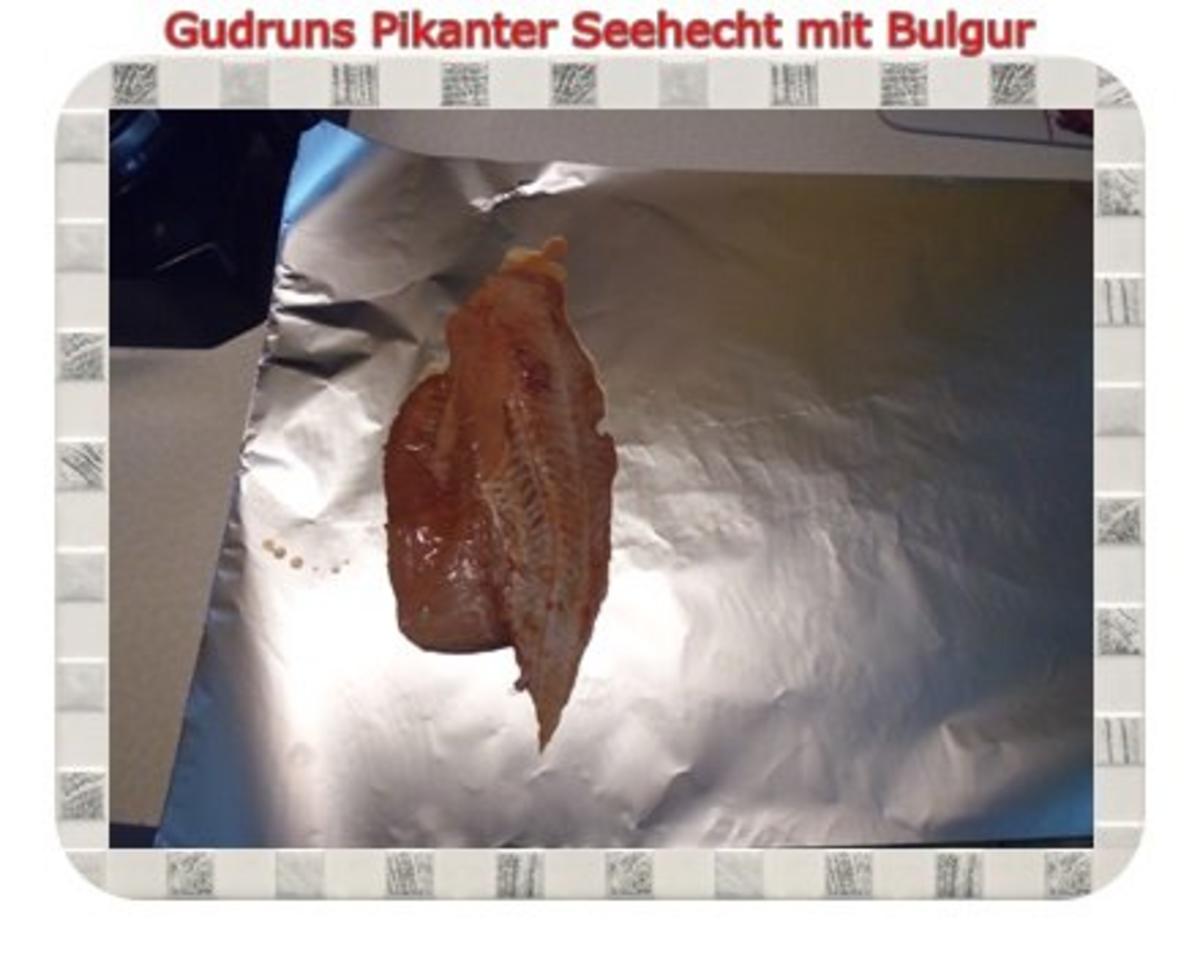 Fisch: Pikanter Seehecht mit Bulgur und Tomatensoße - Rezept - Bild Nr. 7