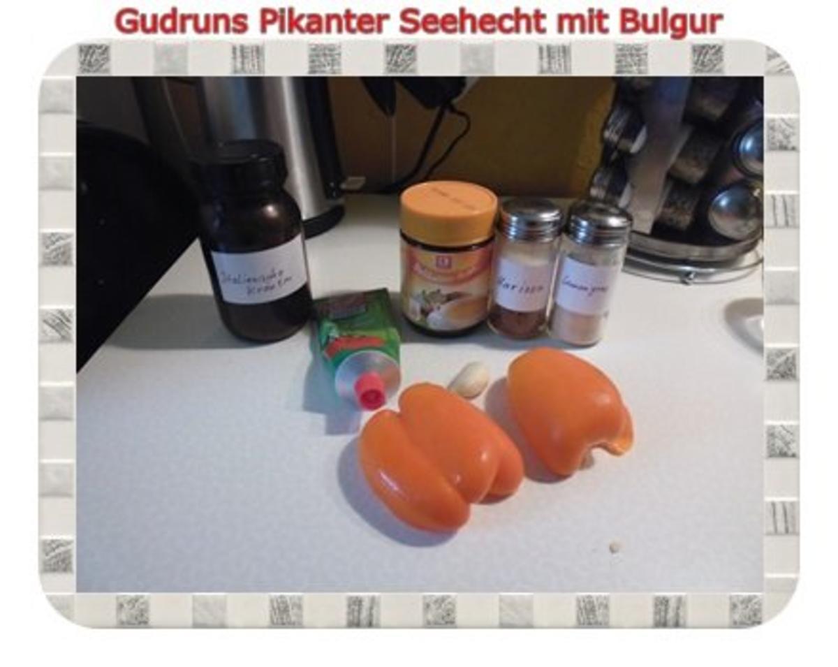 Fisch: Pikanter Seehecht mit Bulgur und Tomatensoße - Rezept - Bild Nr. 9