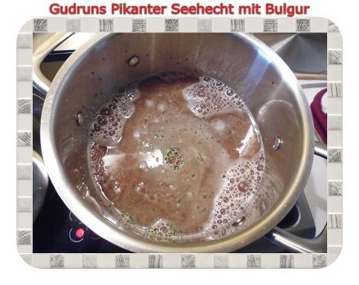 Fisch: Pikanter Seehecht mit Bulgur und Tomatensoße - Rezept - Bild Nr. 11