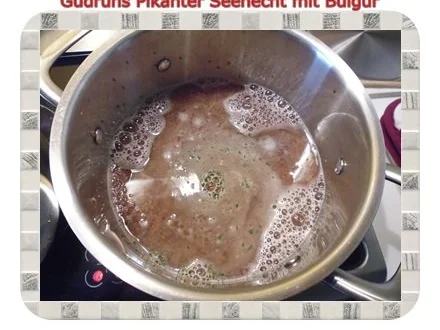 Rezept: Fisch: Pikanter Seehecht mit Bulgur und Tomatensoße Bild Nr. 11 Fisch: Pikanter Seehecht mit Bulgur und Tomatensoße - Rezept - Bild Nr. 11