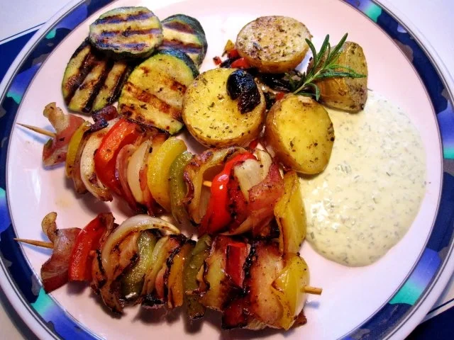 Rezept: Gemüse-Spießchen vom Grill Bild Nr. 2 Gemüse-Spießchen vom Grill - Rezept - Bild Nr. 2