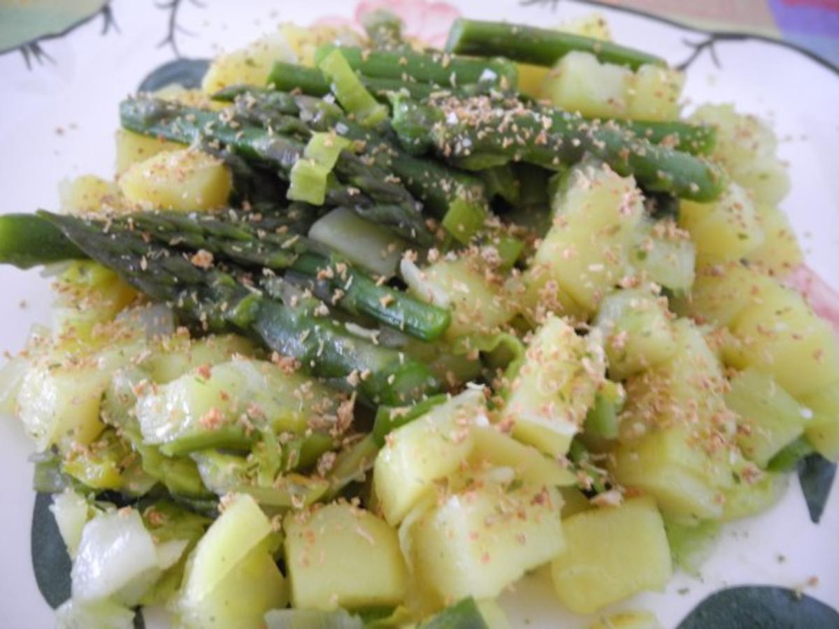 Vegan : Kartoffel - Spargel - Pfanne - Rezept - Bild Nr. 3