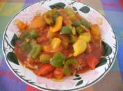 Vegan : Paprika - Gulasch - Rezept