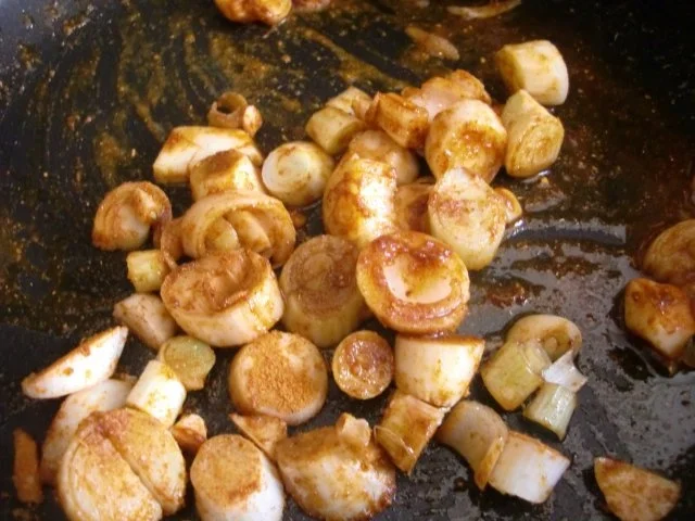 Rezept: scharfer Curry - Lachs Bild Nr. 3 scharfer Curry - Lachs - Rezept - Bild Nr. 3