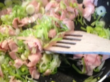 Rezept: Leckere Schinken-Lauch-Nudeln Bild Nr. 2 Leckere Schinken-Lauch-Nudeln - Rezept - Bild Nr. 2