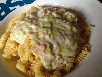 Rezept: Leckere Schinken-Lauch-Nudeln Bild Nr. 4 Leckere Schinken-Lauch-Nudeln - Rezept - Bild Nr. 4