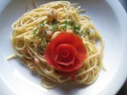 Spaghetti mit Garnelen - Rezept
