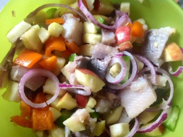 Matjes Salat - Rezept - Bild Nr. 7